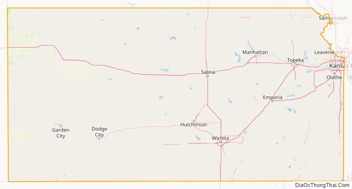 Kansas street map