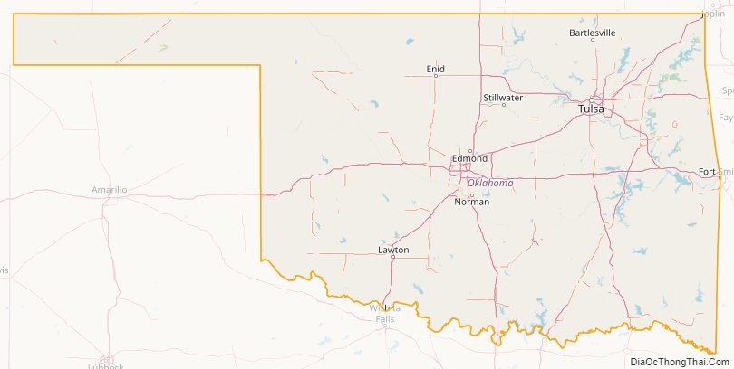 Oklahoma street map