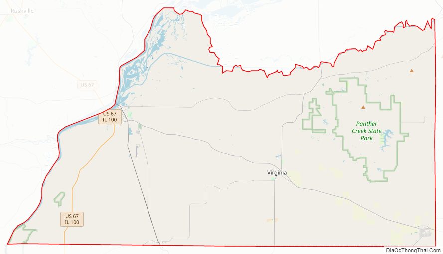 Cass CountyStreet Map.