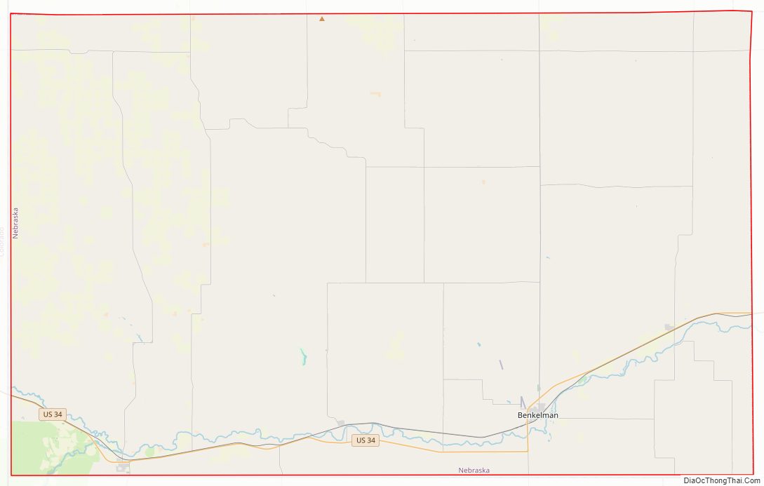 Map Of Dundy County Nebraska Địa Ốc Thông Thái