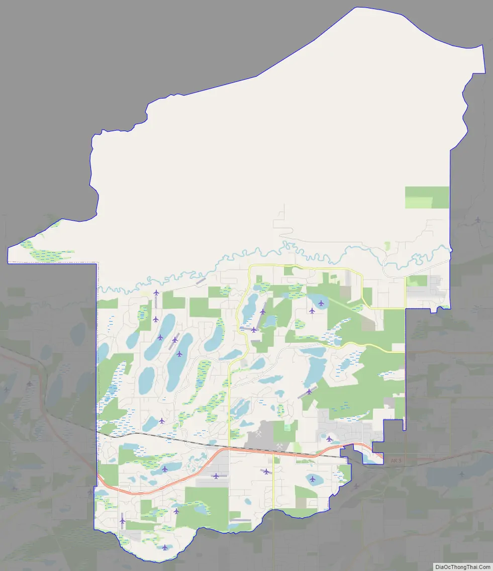 Map of Meadow Lakes CDP