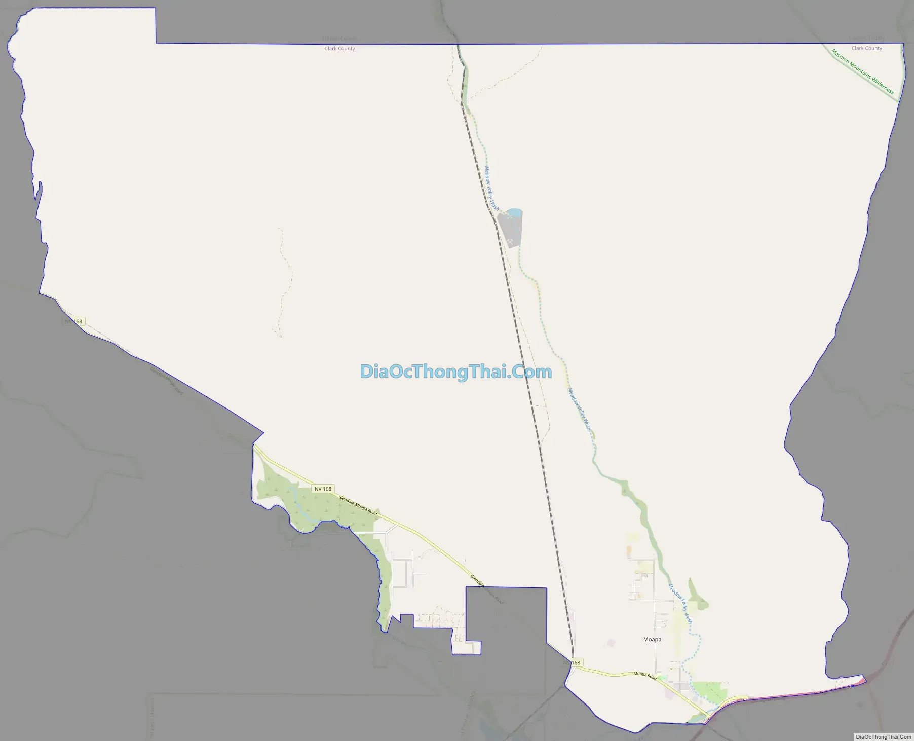 Map Of Moapa Town CDP   Moapa Town.webp