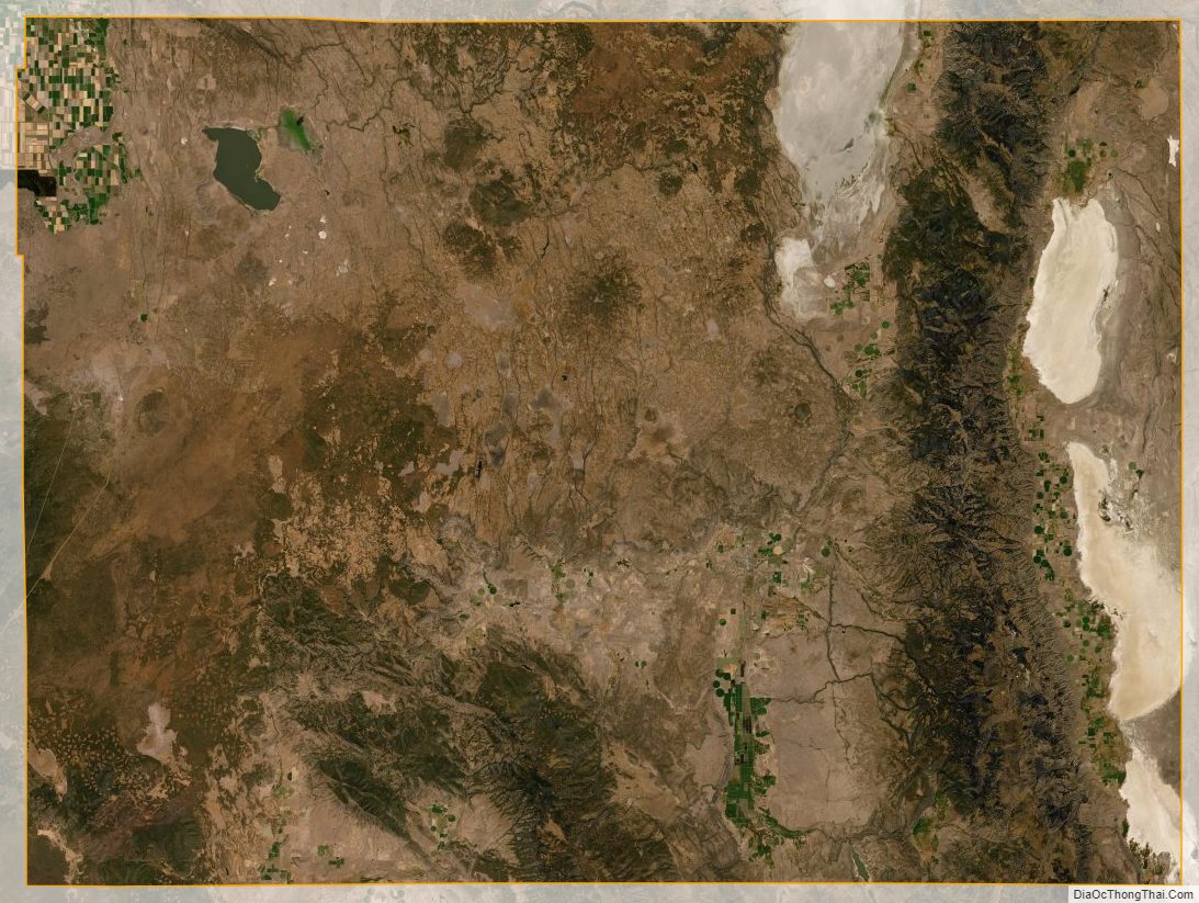 Satellite Map of Modoc County, California