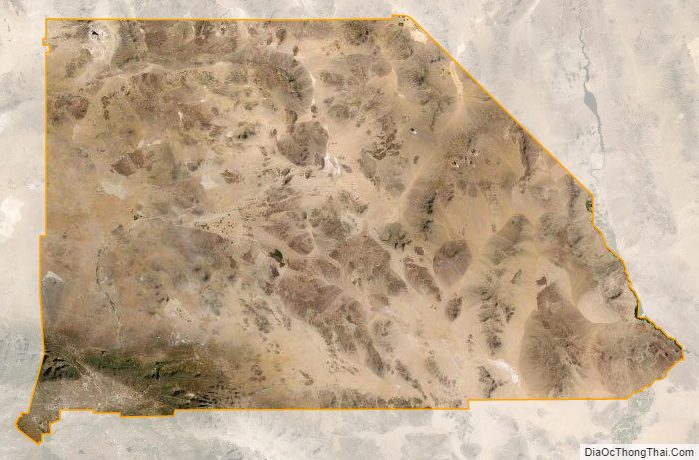 Satellite Map of San Bernardino County, California