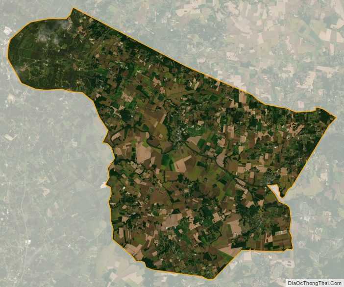 Satellite map of McLean County, Kentucky