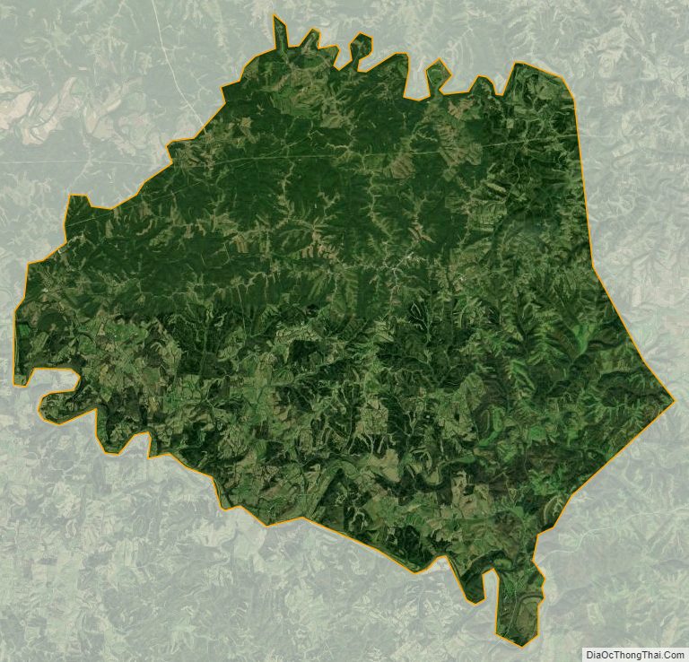 Satellite map of Robertson County, Kentucky