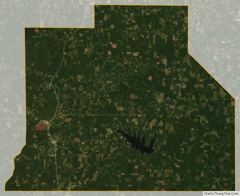 Satellite map of Jackson Parish, Louisiana