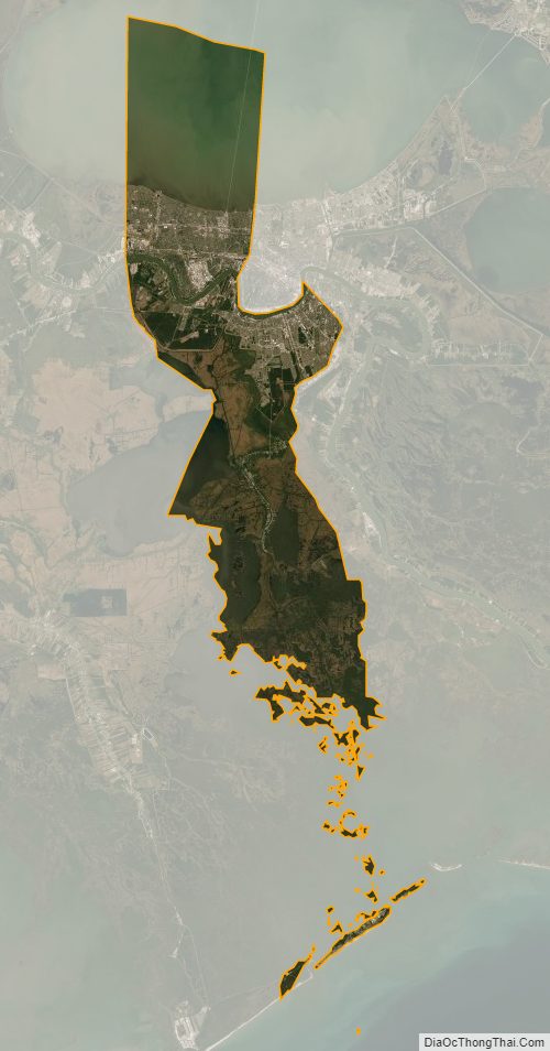 Satellite map of Jefferson Parish, Louisiana