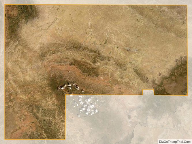 Satellite map of McKinley County, New Mexico