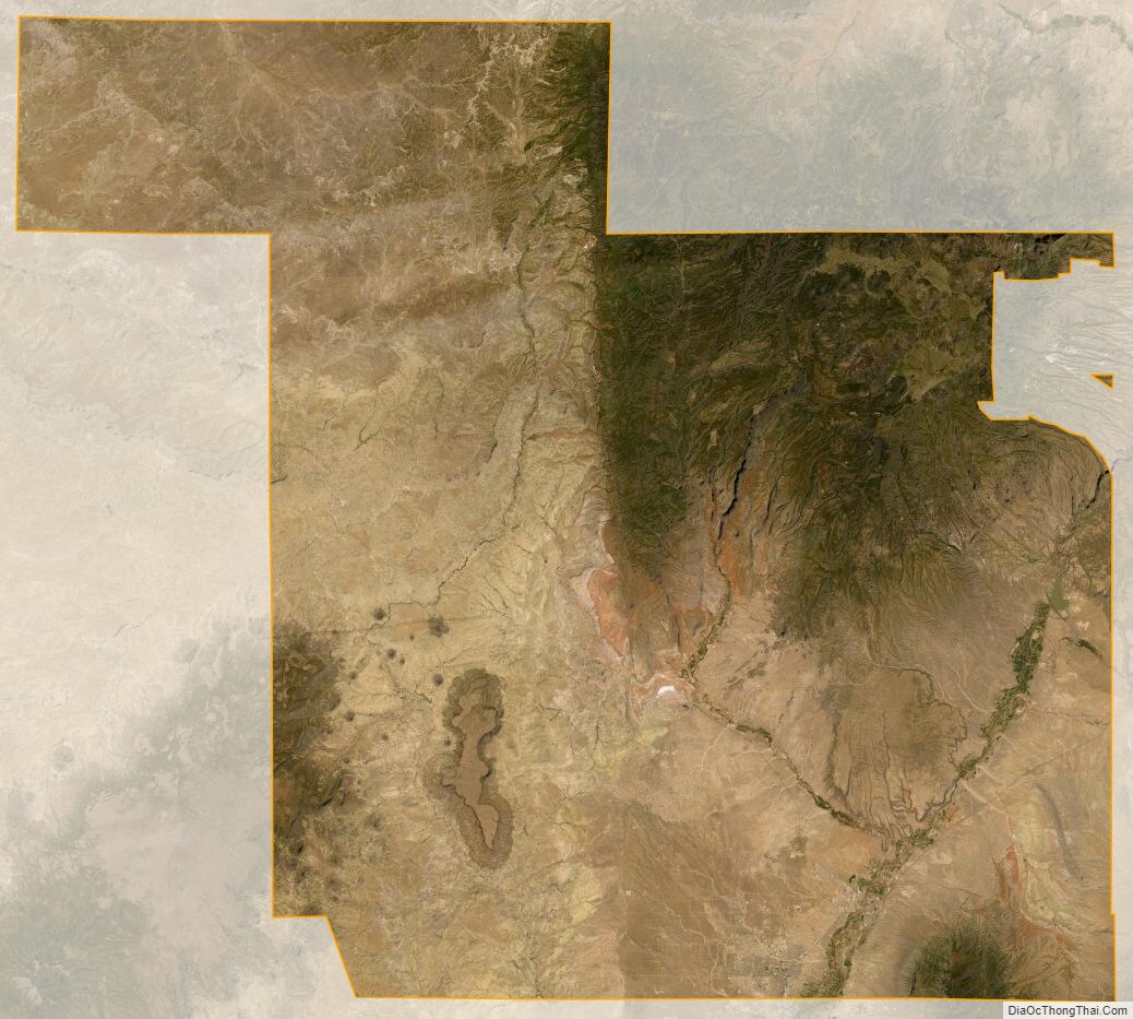 Satellite map of Sandoval County, New Mexico