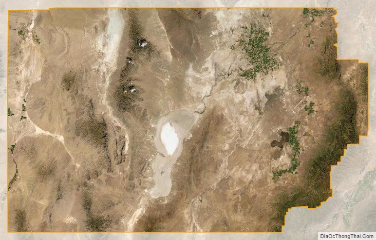 Satellite map of Millard County, Utah