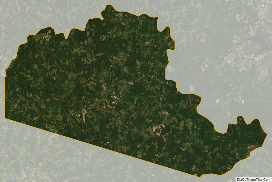 Satellite map of Amelia County, Virginia