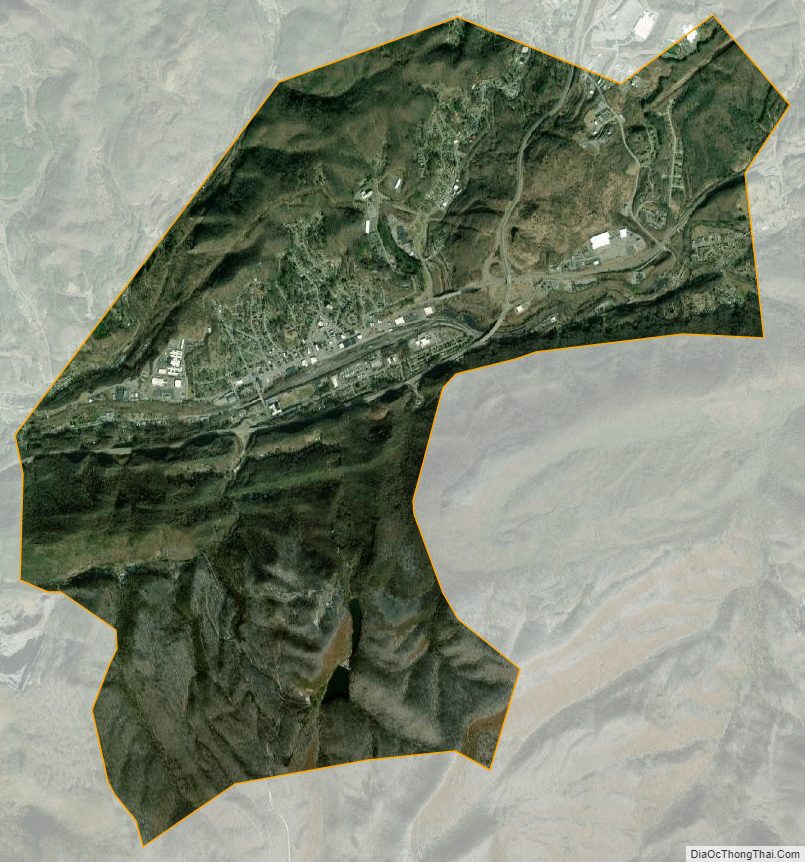 Satellite map of Norton Independent City, Virginia