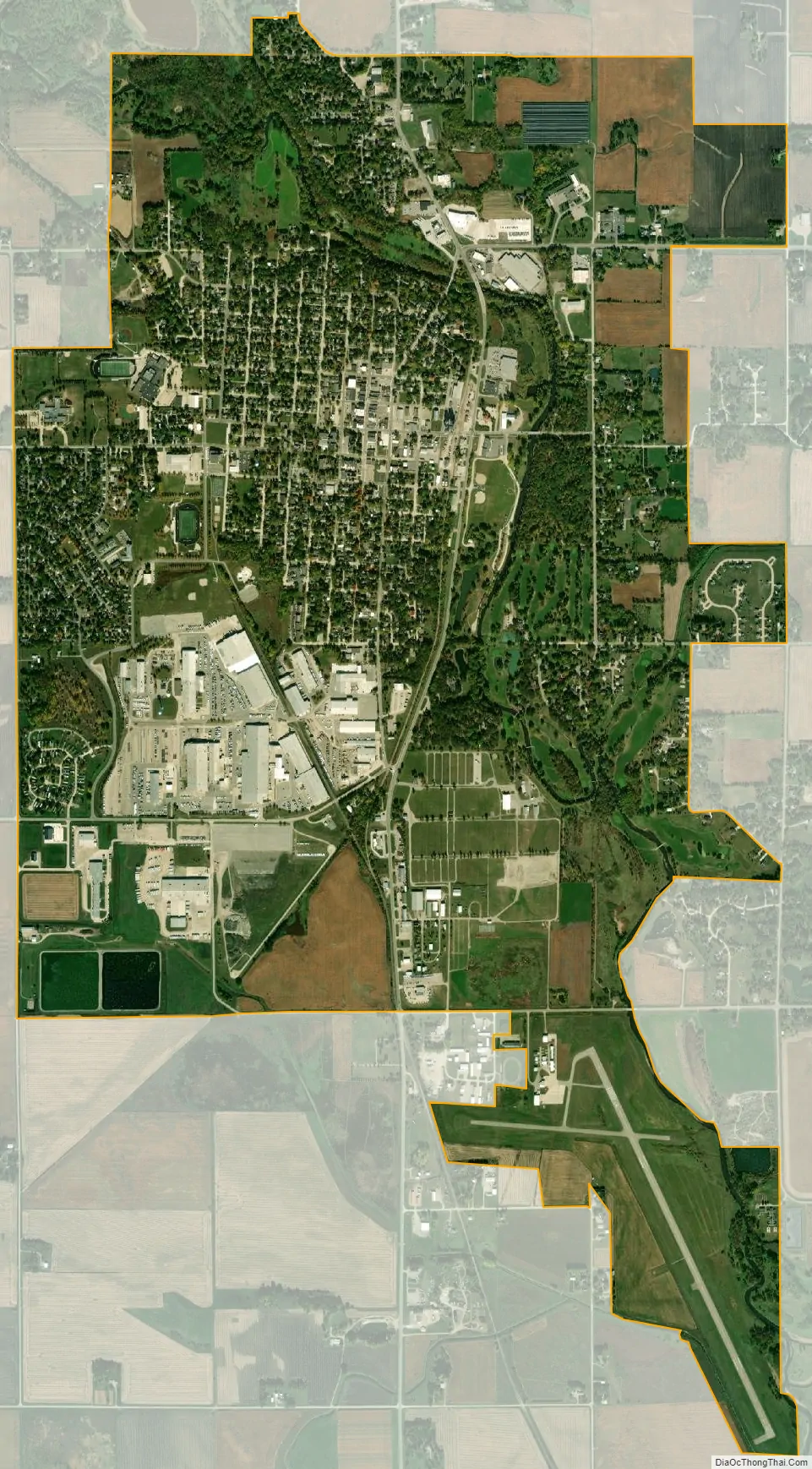 Map of Forest City, Iowa