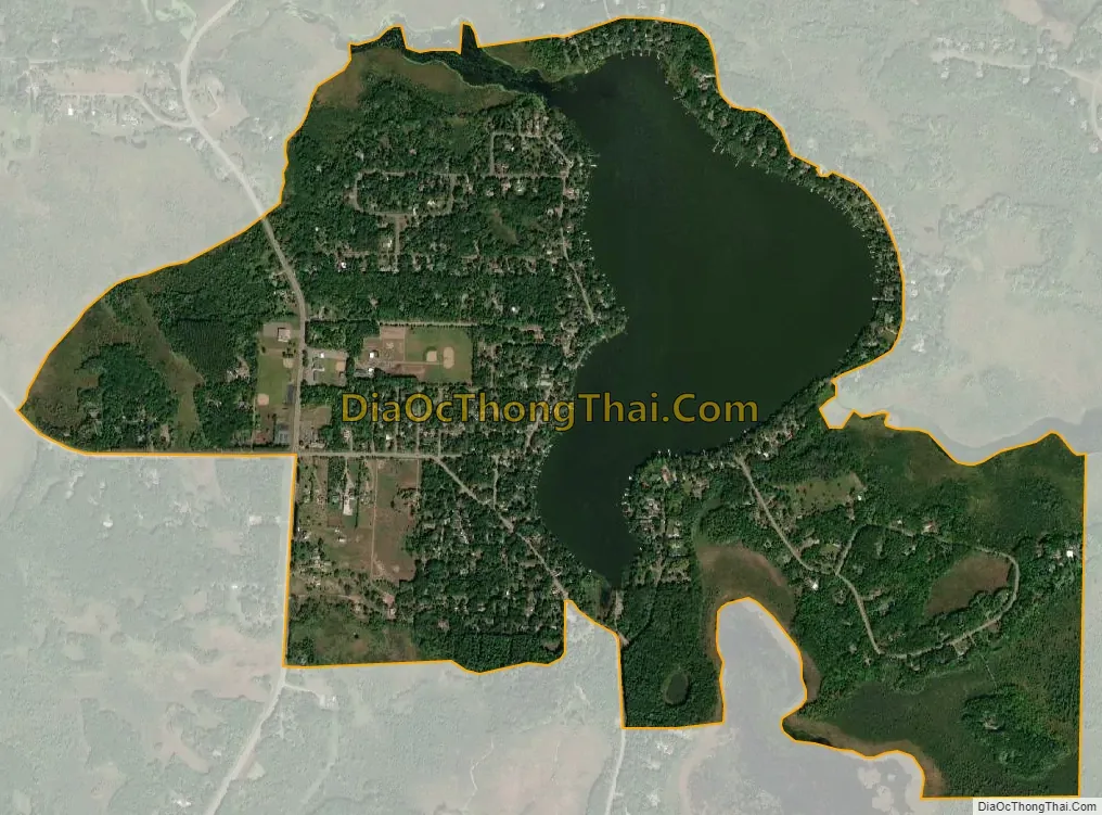 Map of Martin Lake CDP