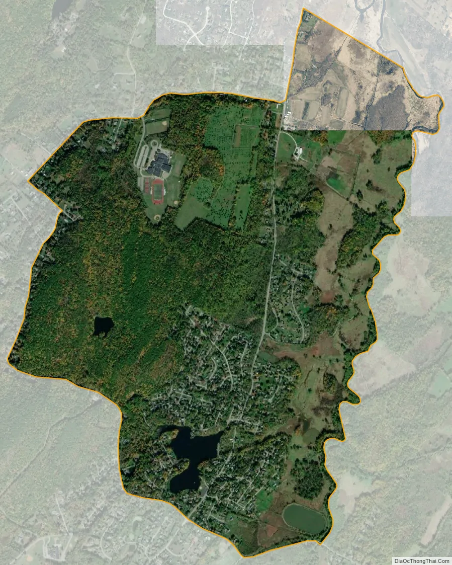 Map of Vernon Valley CDP