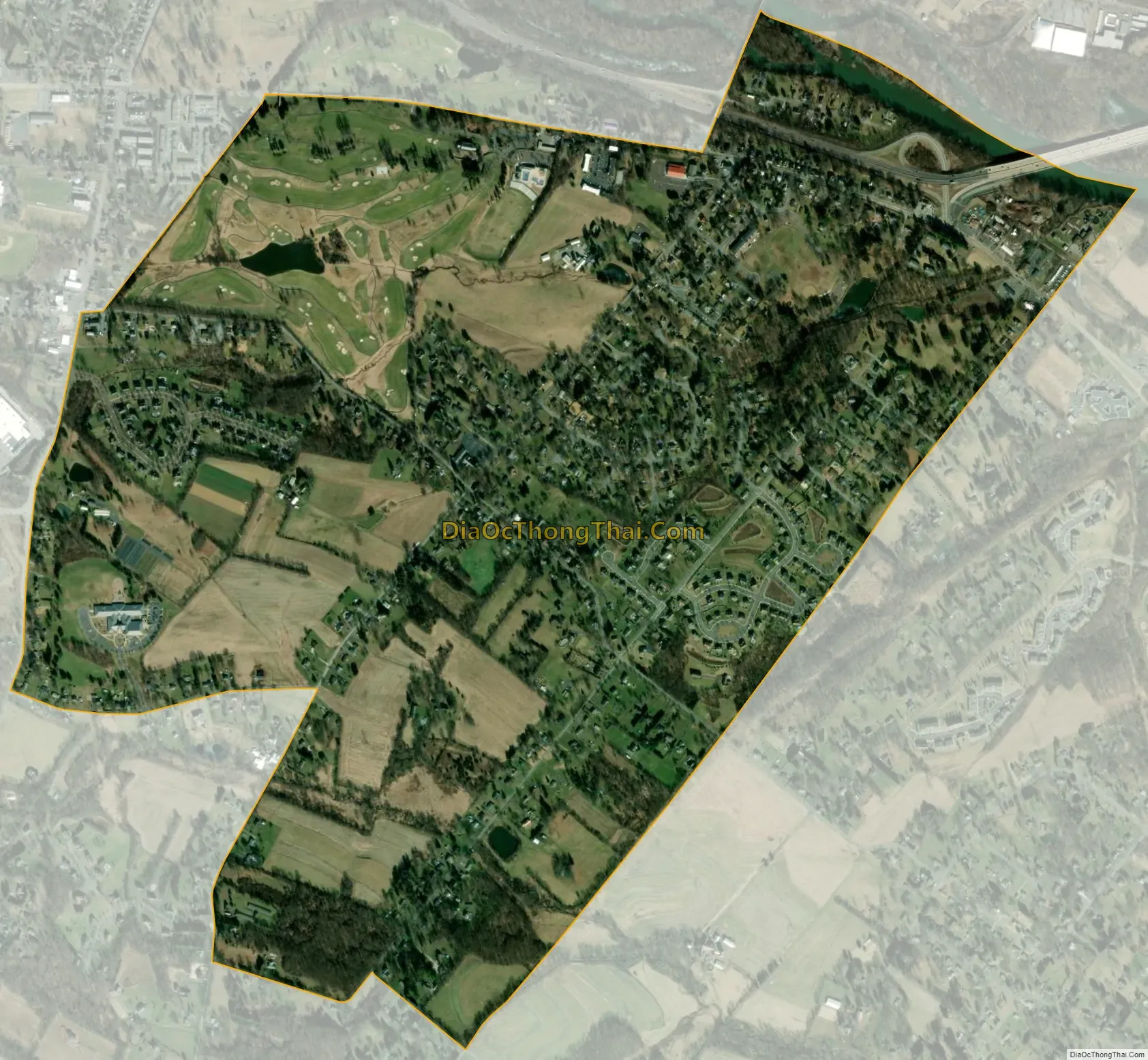 Map Of Kenilworth CDP Pennsylvania   Kenilworth.webp