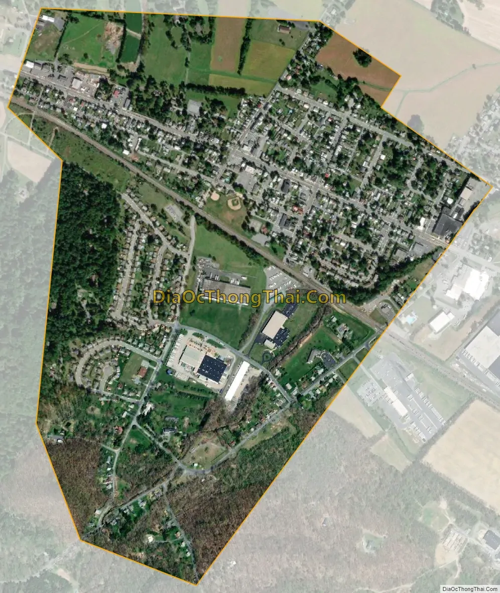 Map of Robesonia borough