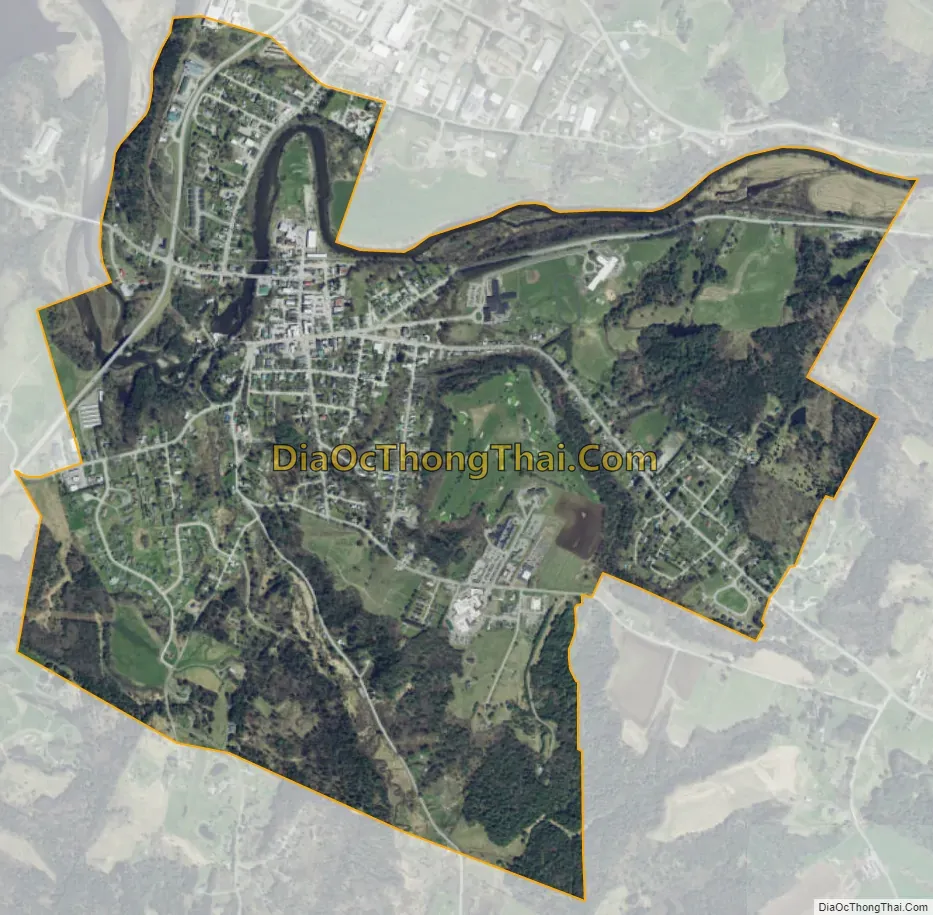 Map Of Morrisville Village Vermont   Morrisville.webp