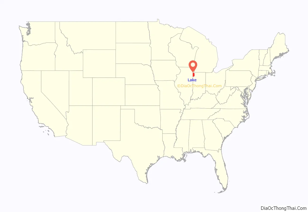 Lake County location on the U.S. Map. Where is Lake County.
