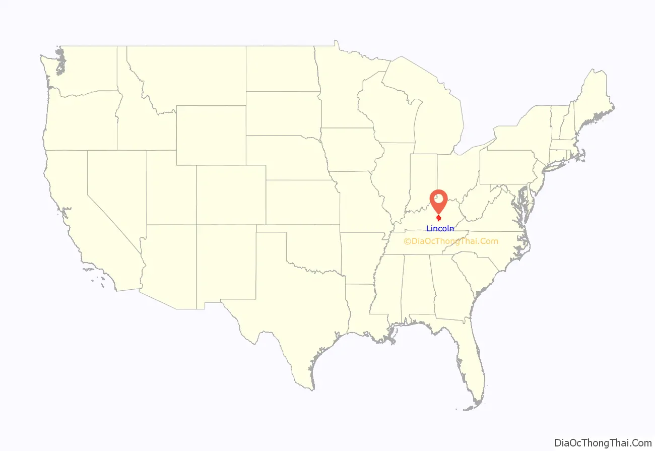 Lincoln County location on the U.S. Map. Where is Lincoln County.