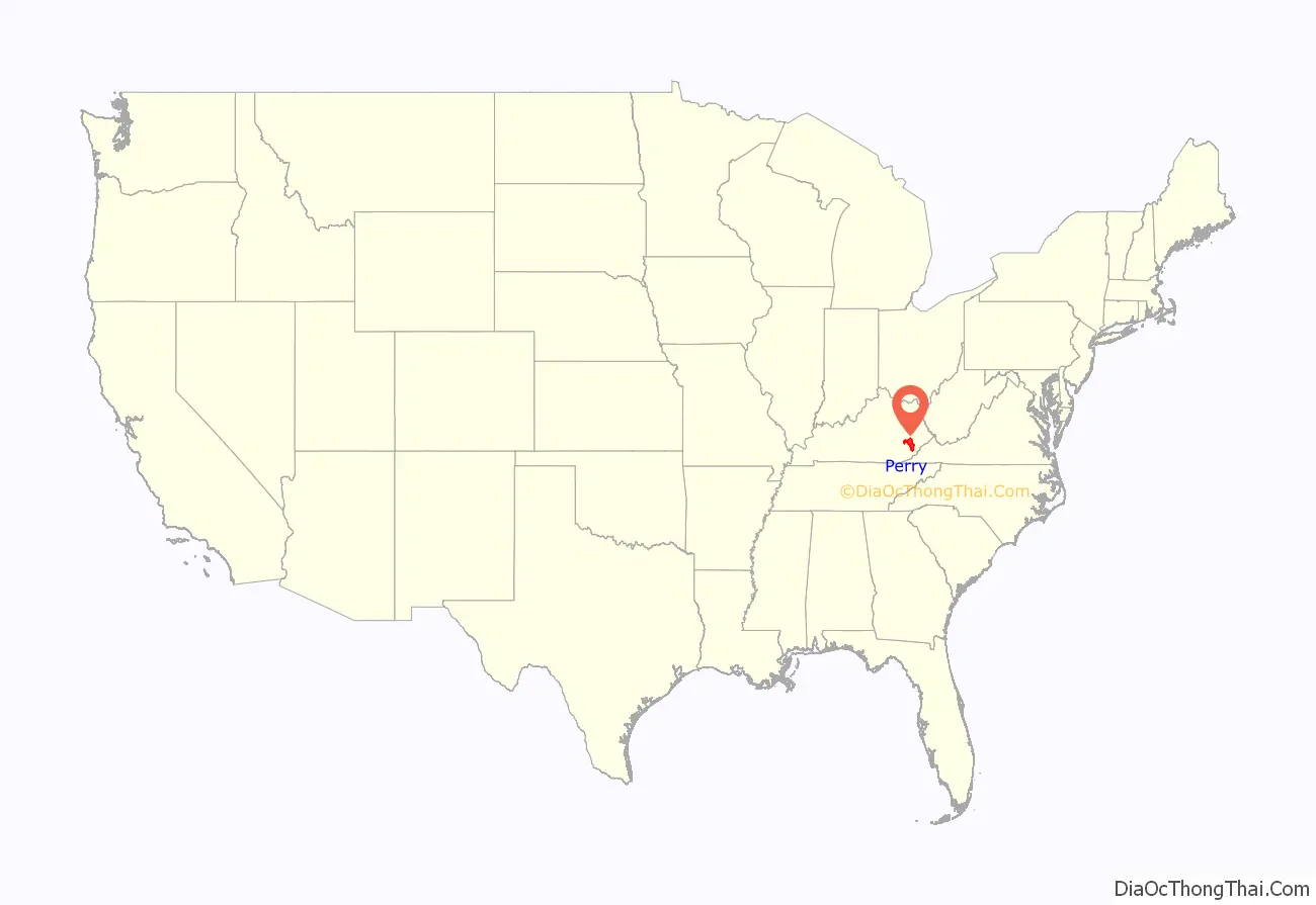 Perry County location on the U.S. Map. Where is Perry County.