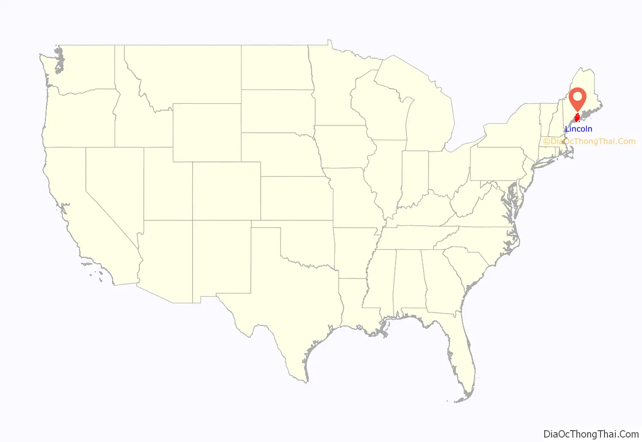 Lincoln County location on the U.S. Map. Where is Lincoln County.