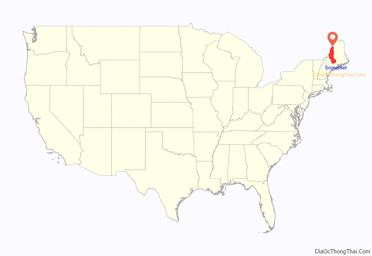 Somerset County location on the U.S. Map. Where is Somerset County.