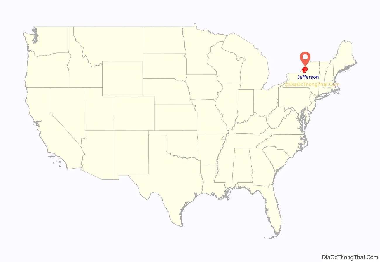 Jefferson County location on the U.S. Map. Where is Jefferson County.