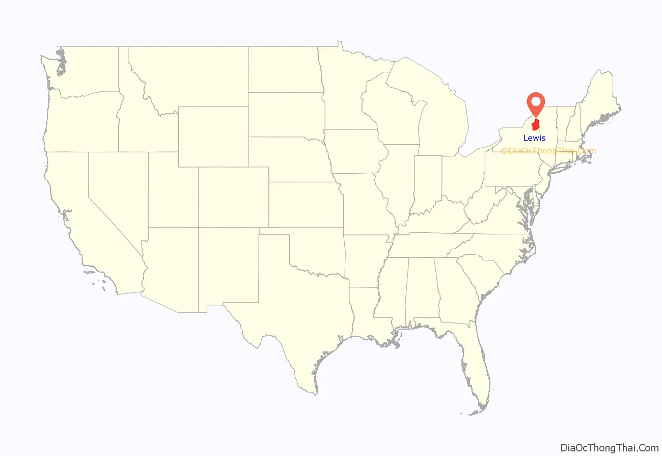 Lewis County location on the U.S. Map. Where is Lewis County.