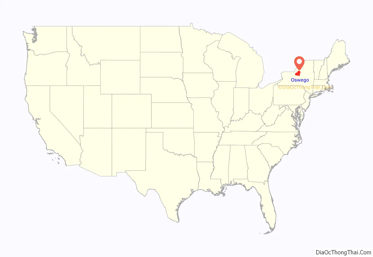 Oswego County location on the U.S. Map. Where is Oswego County.