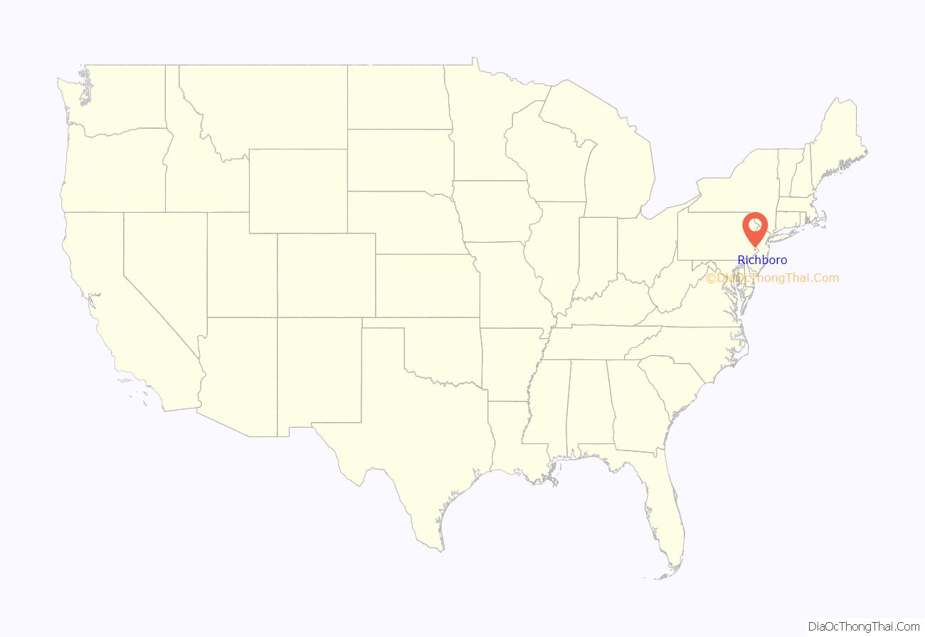 Map Of Richboro CDP   Richboro.webp