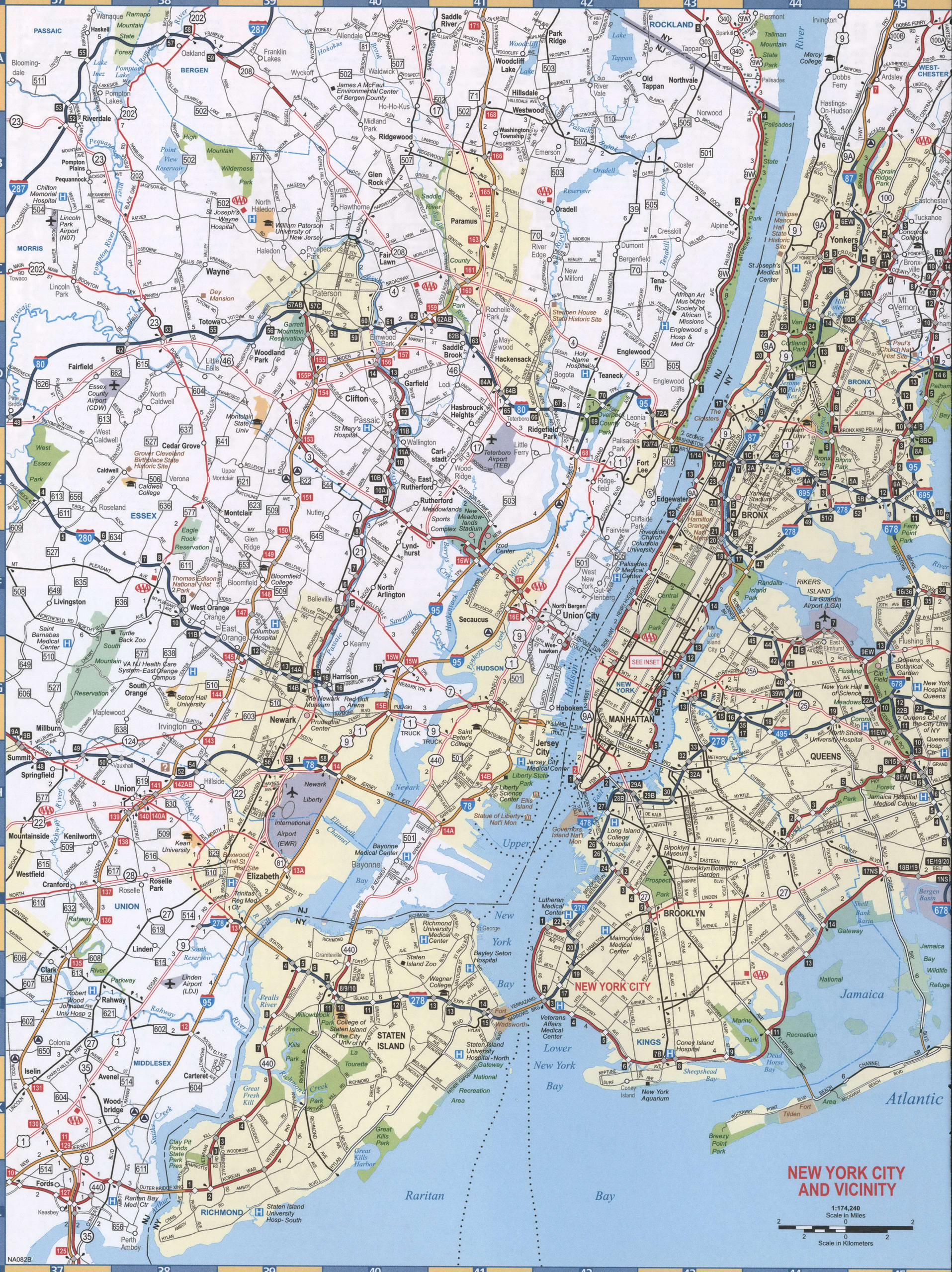 New York city road map