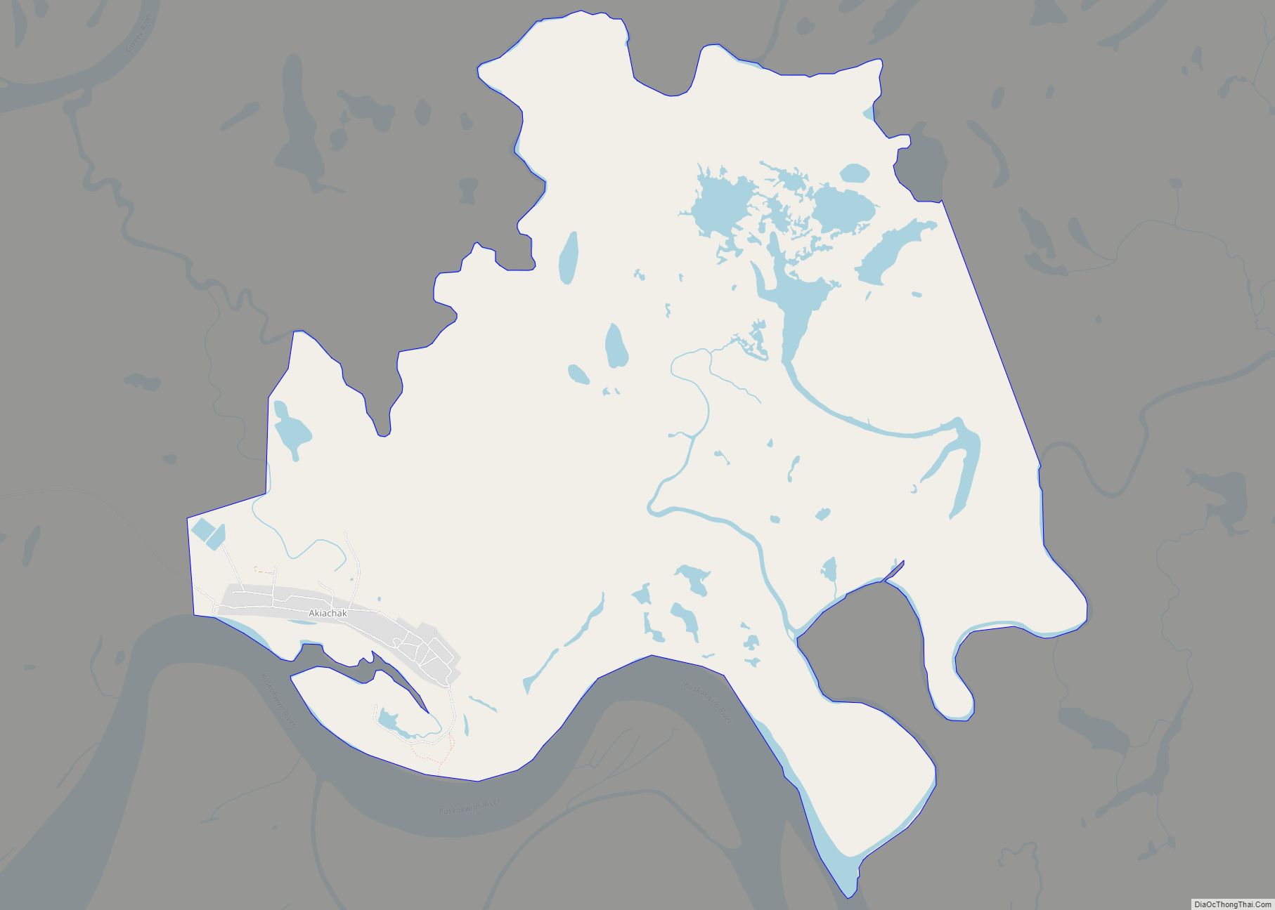 Map of Akiachak CDP