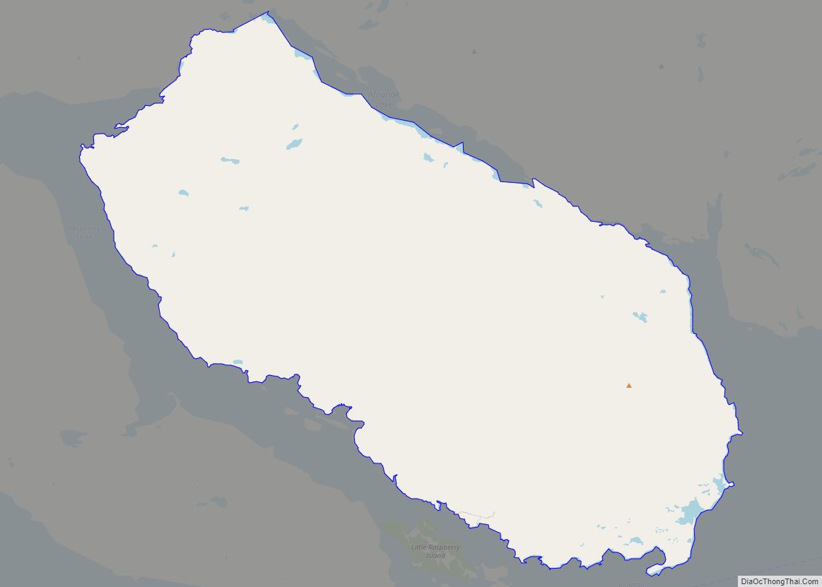 Map of Aleneva CDP