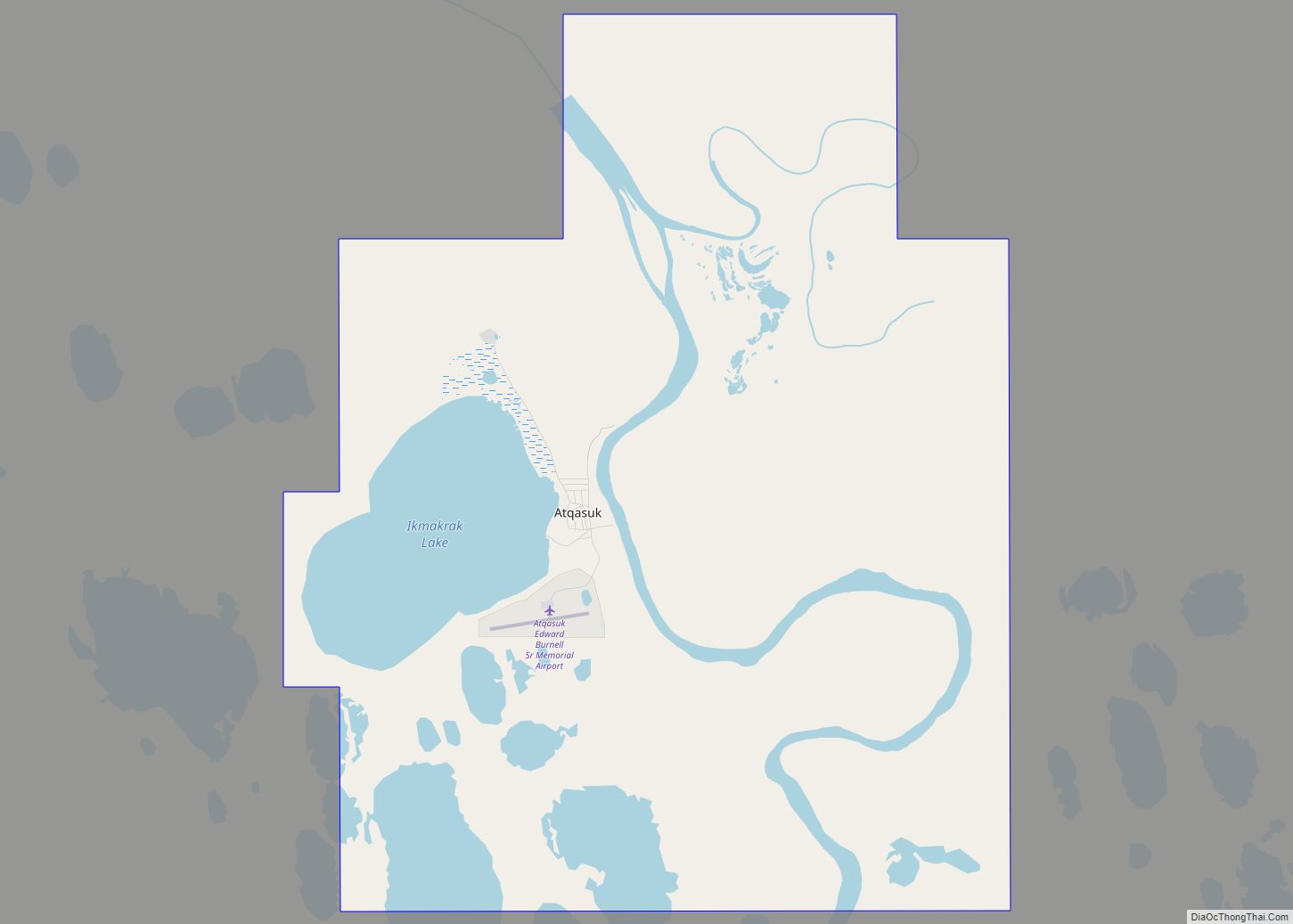 Map of Atqasuk city
