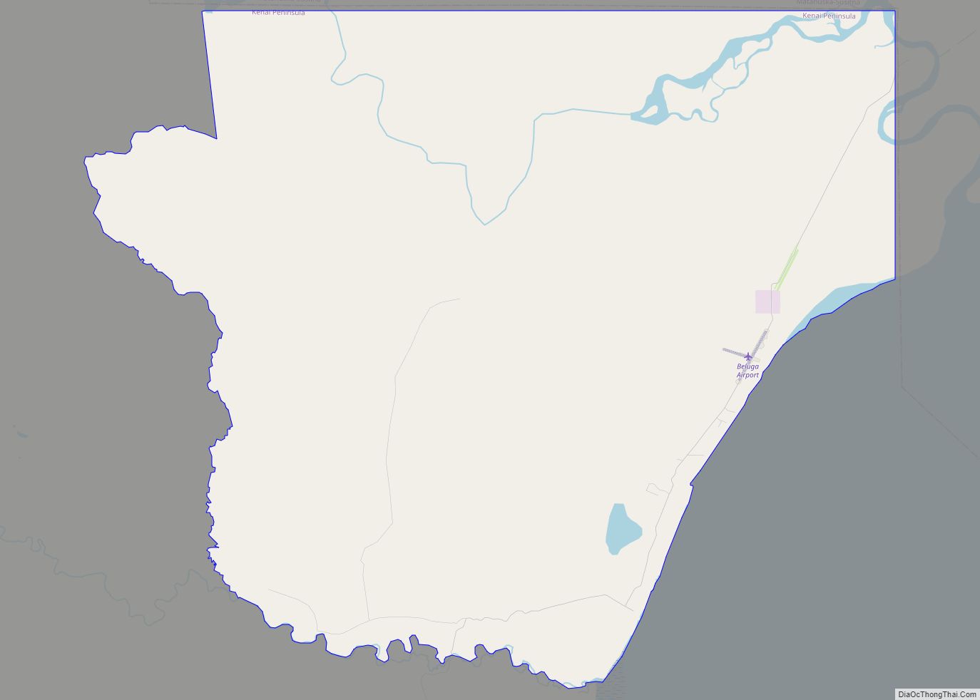 Map of Beluga CDP