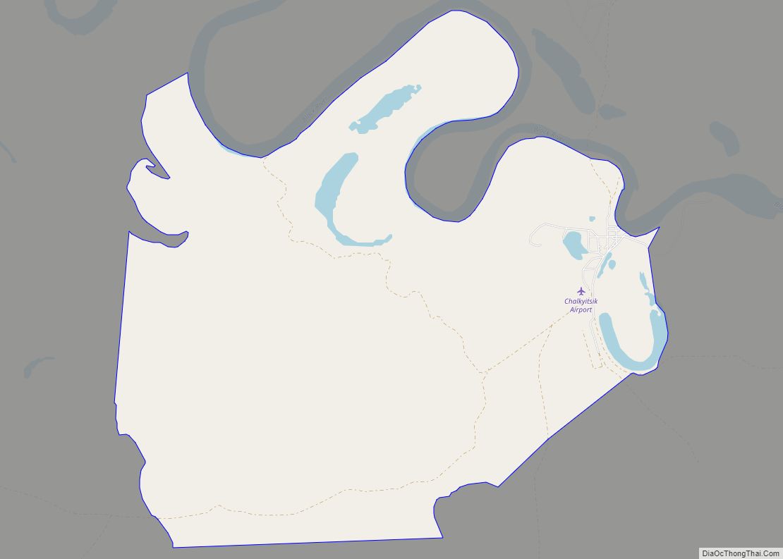 Map of Chalkyitsik CDP