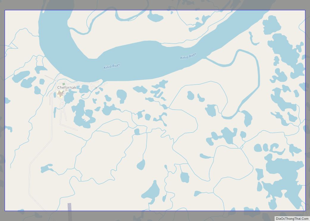Map of Chefornak city