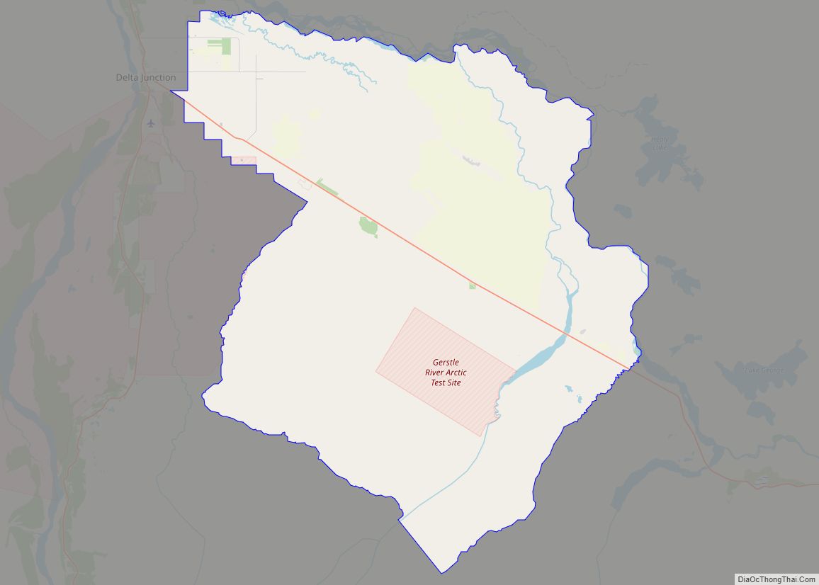 Map of Deltana CDP