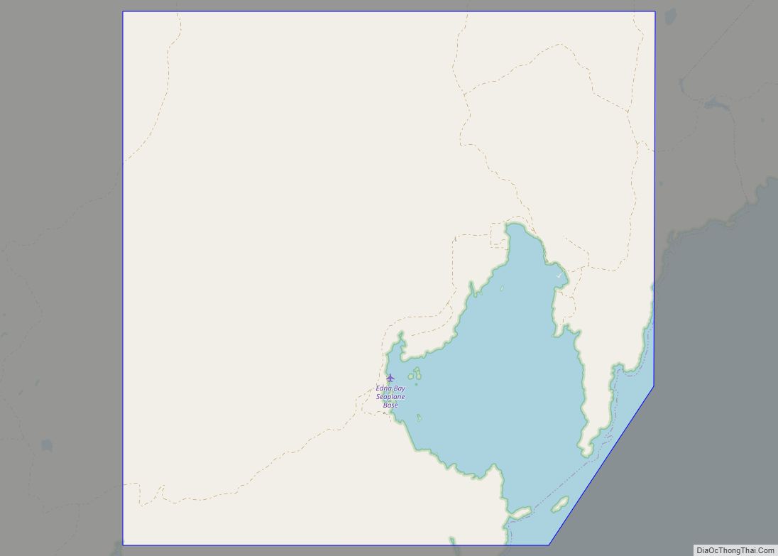 Map of Edna Bay city