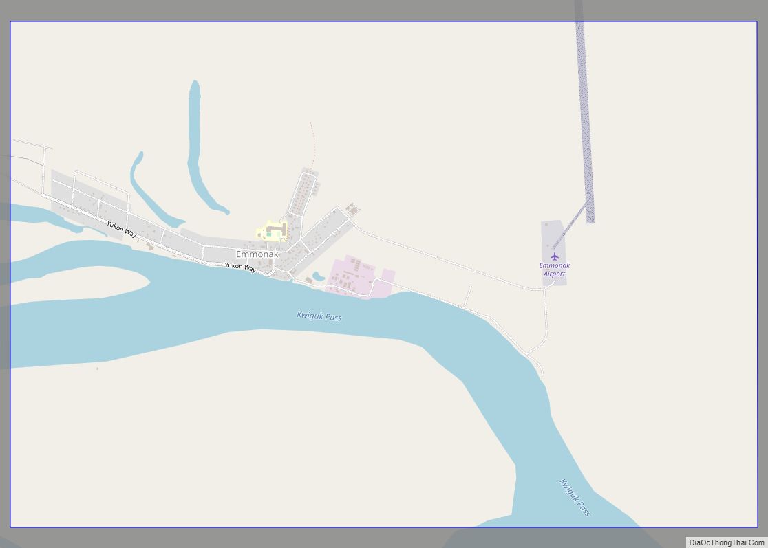 Map of Emmonak city
