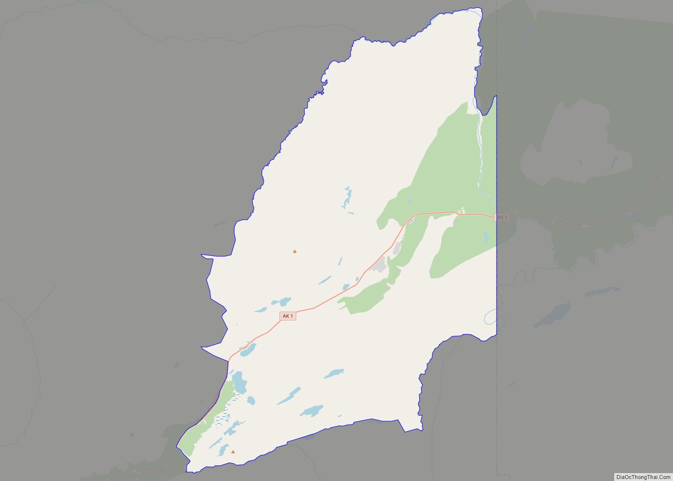 Map of Eureka Roadhouse CDP