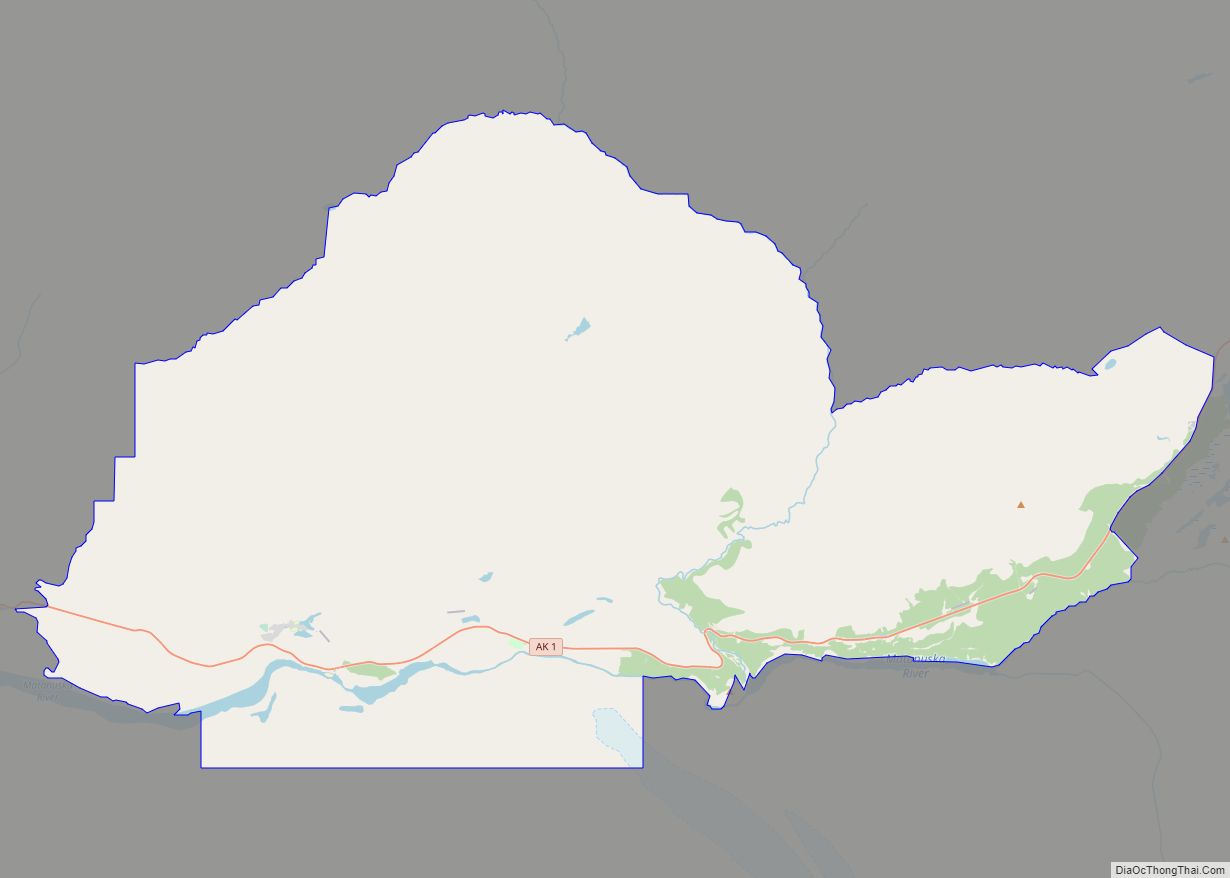 Map of Glacier View CDP