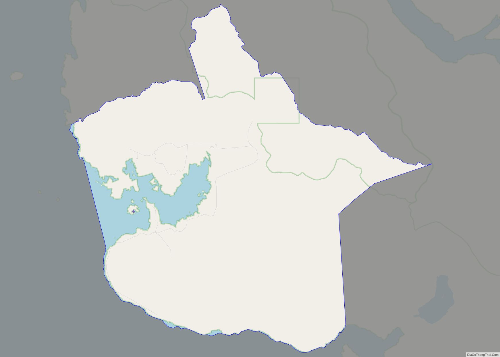 Map of Hobart Bay CDP