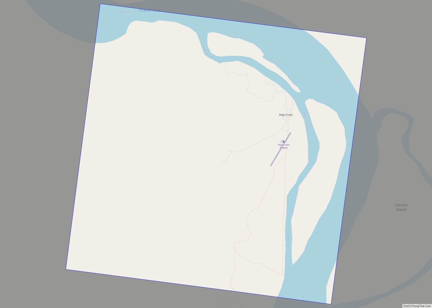 Map of Holy Cross city