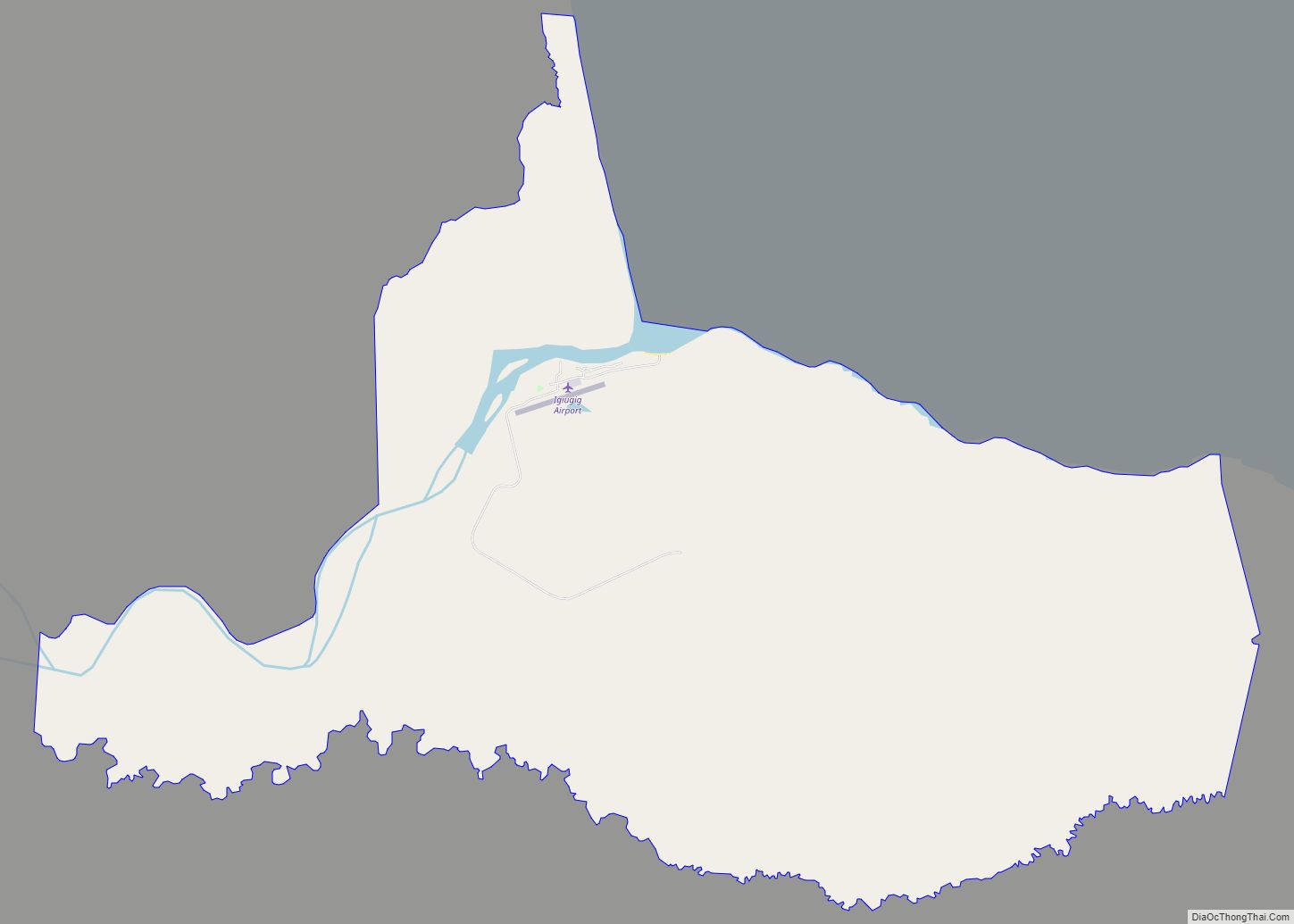 Map of Igiugig CDP