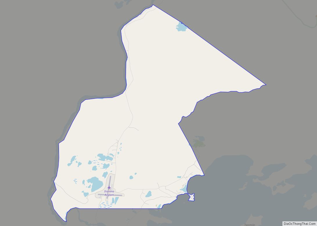 Map of Iliamna CDP