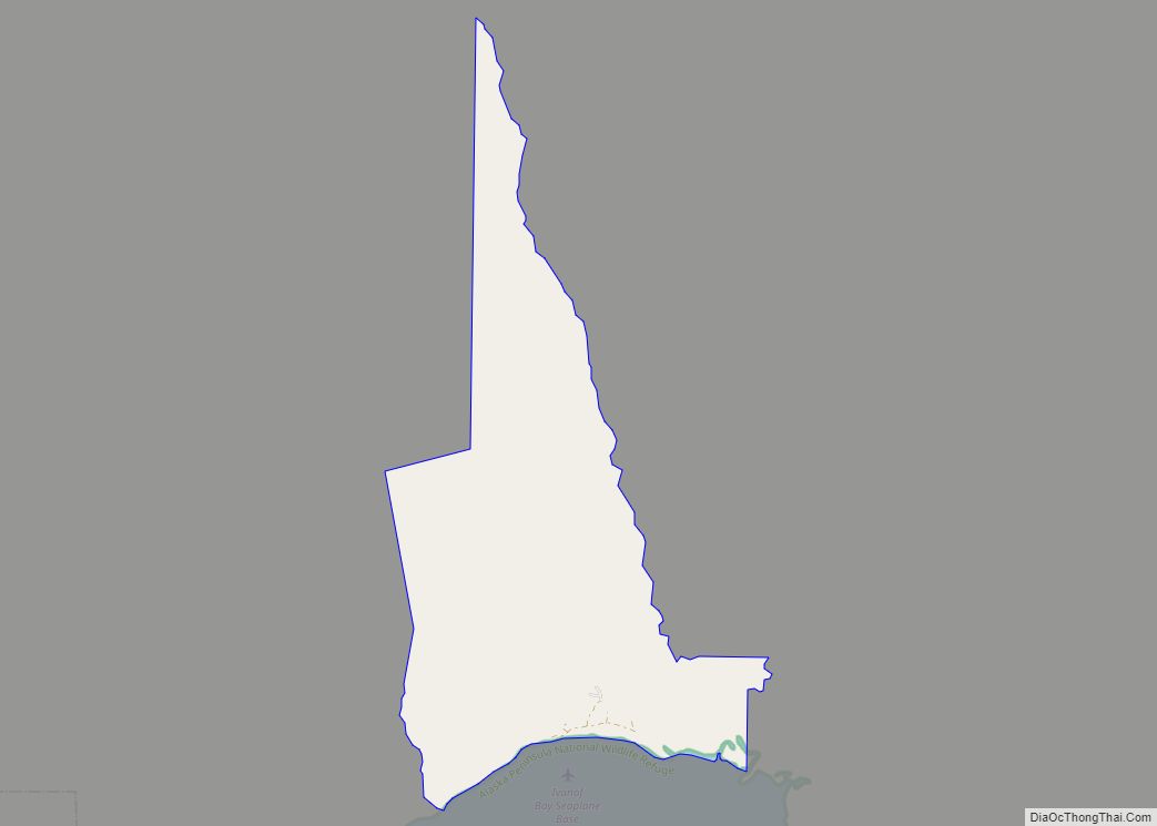 Map of Ivanof Bay CDP