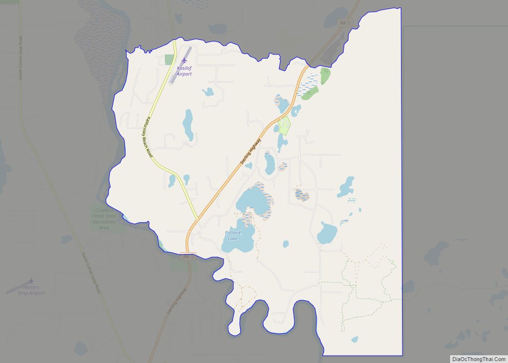 Map of Kasilof CDP